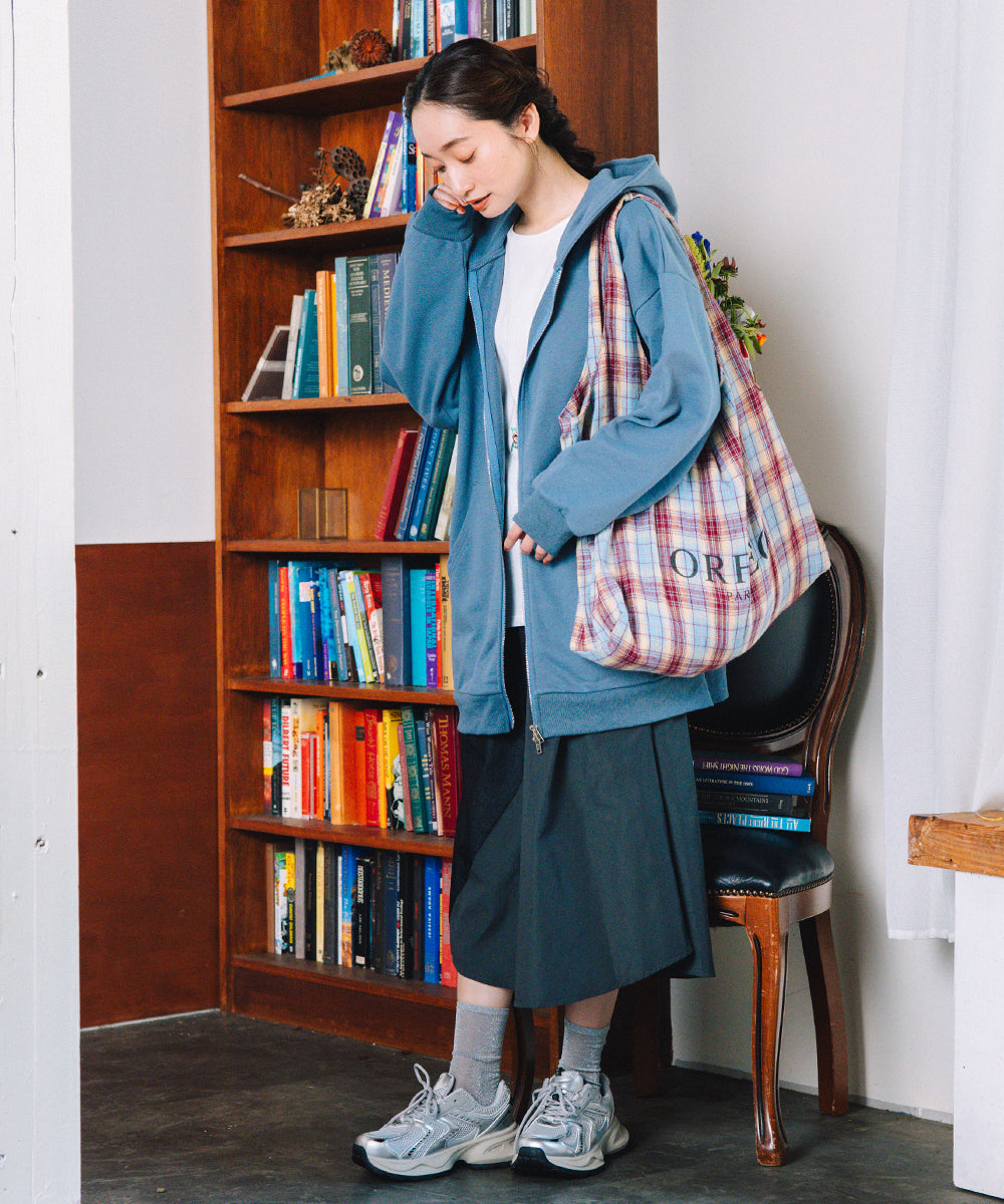 FONTLAB オーバーサイズジップパーカー