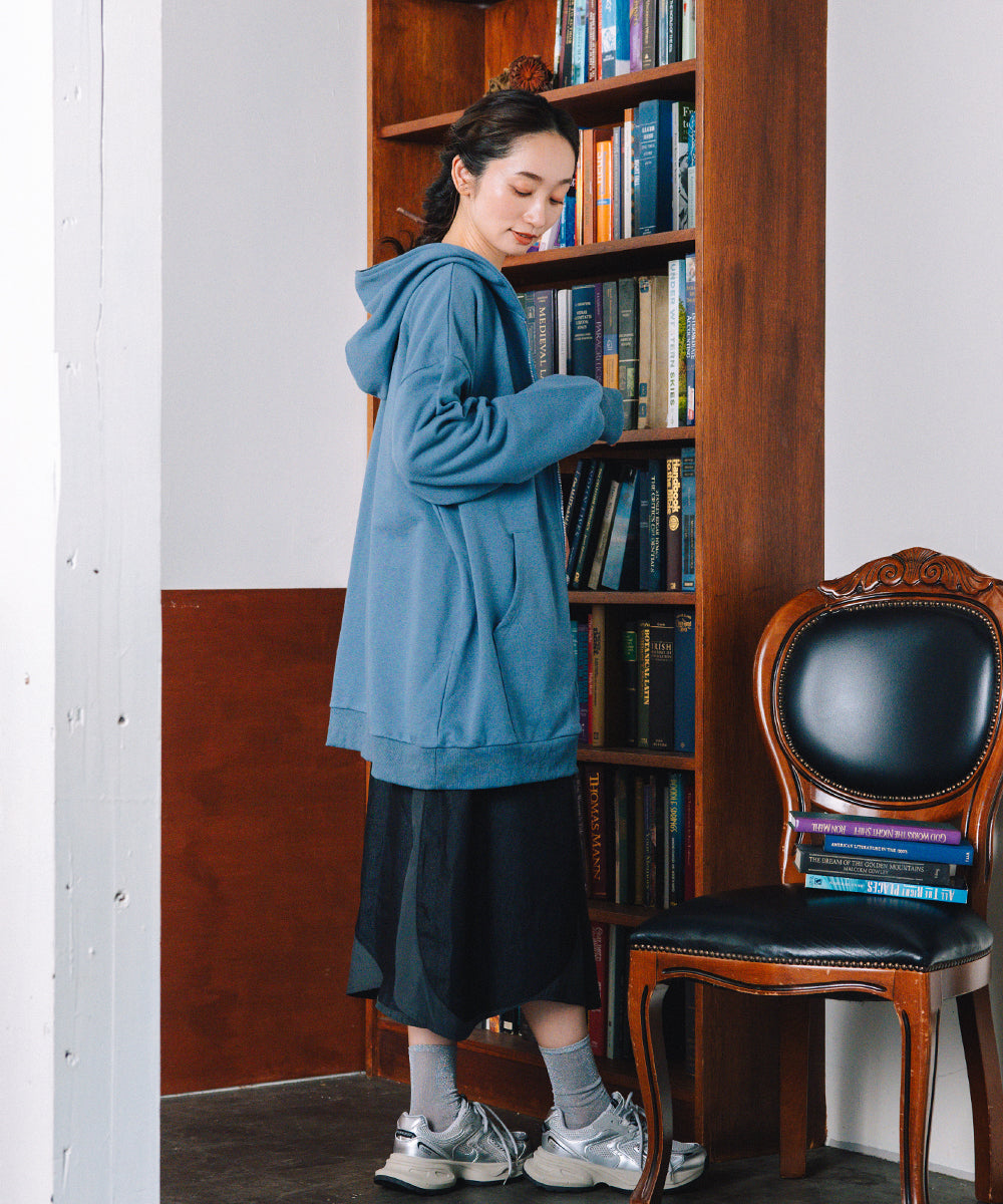 FONTLAB オーバーサイズジップパーカー