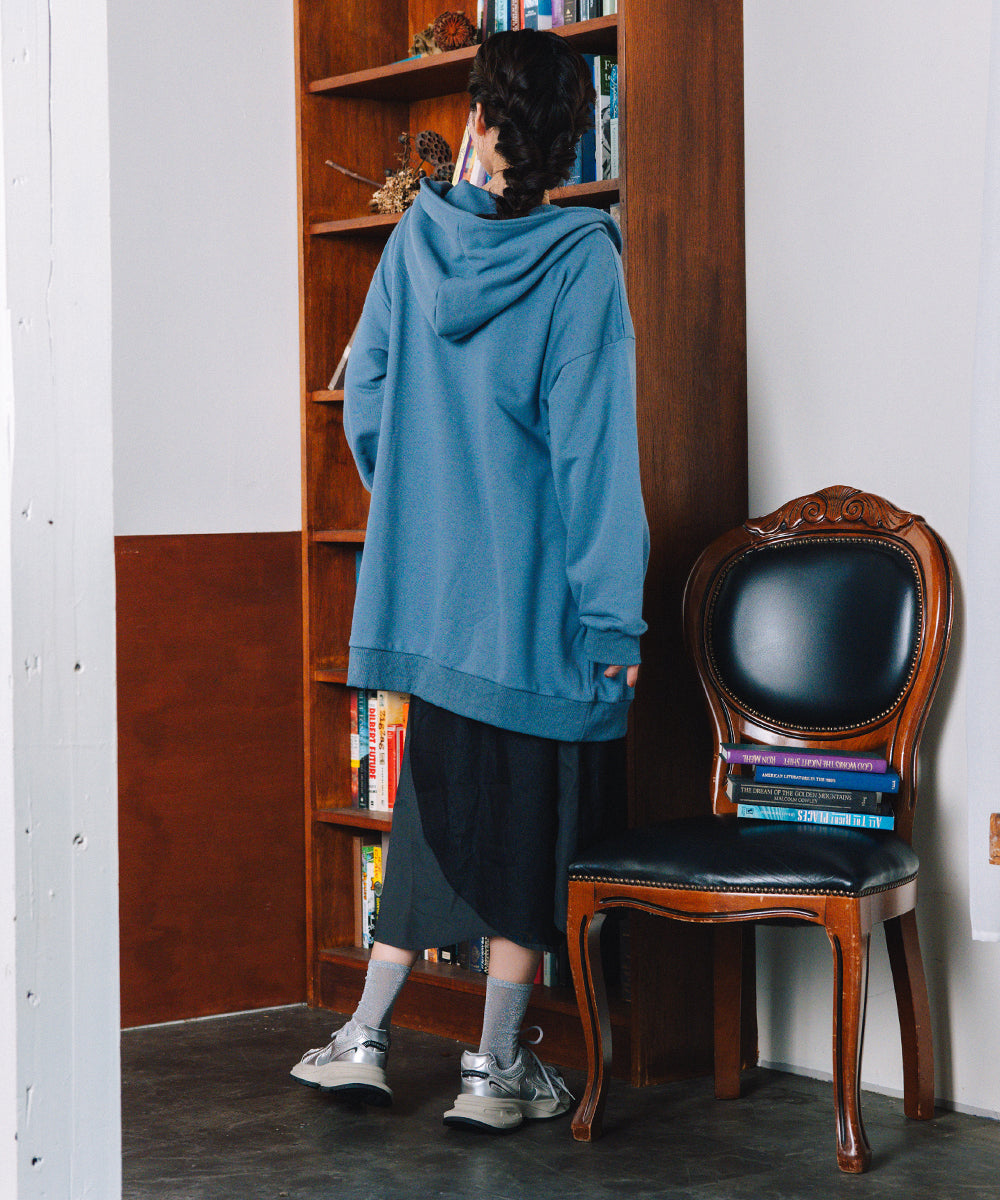 21号(6L～) FONTLAB オーバーサイズジップパーカー