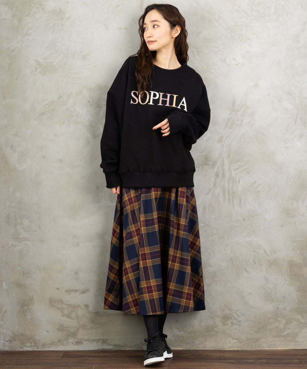 【大きいサイズ】 15号(3L) SOPHIA CURVY ロゴ刺繍スウェット - 大きいサイズ レディース ファッション ブランド 通販