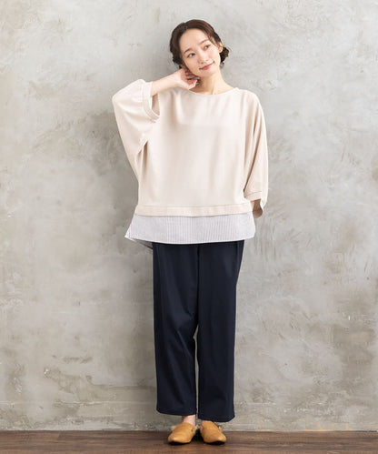 FONTLAB ストライプコンビラメカットソー