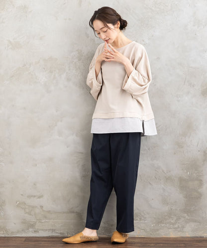 FONTLAB ストライプコンビラメカットソー