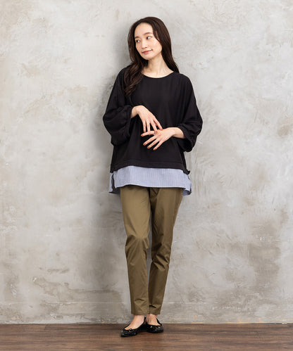 FONTLAB ストライプコンビラメカットソー