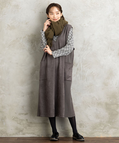 21号(6L～) バイアスチェックモックネックインナー