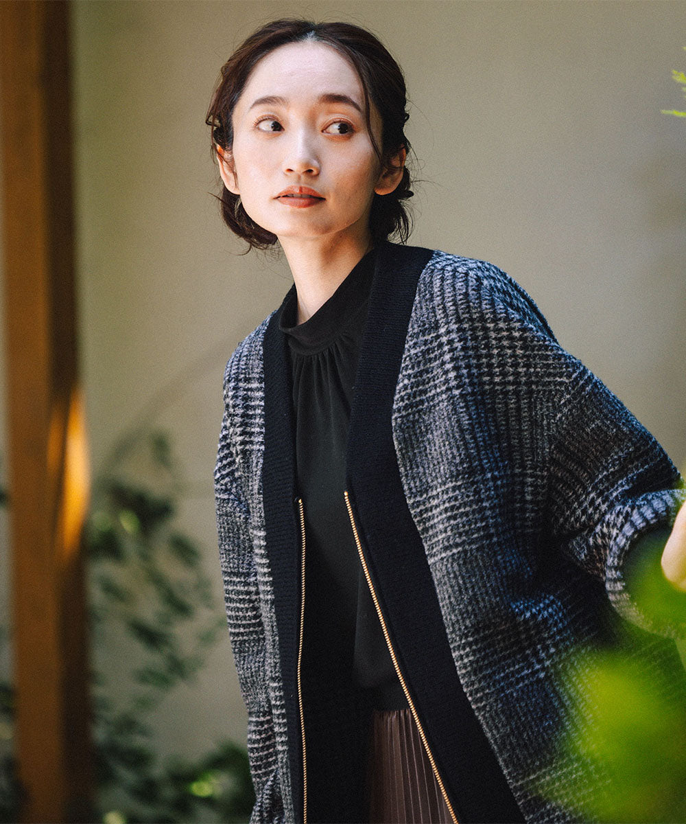 21号(6L～) 【吸湿・発熱】裏起毛モックネックインナーカットソー