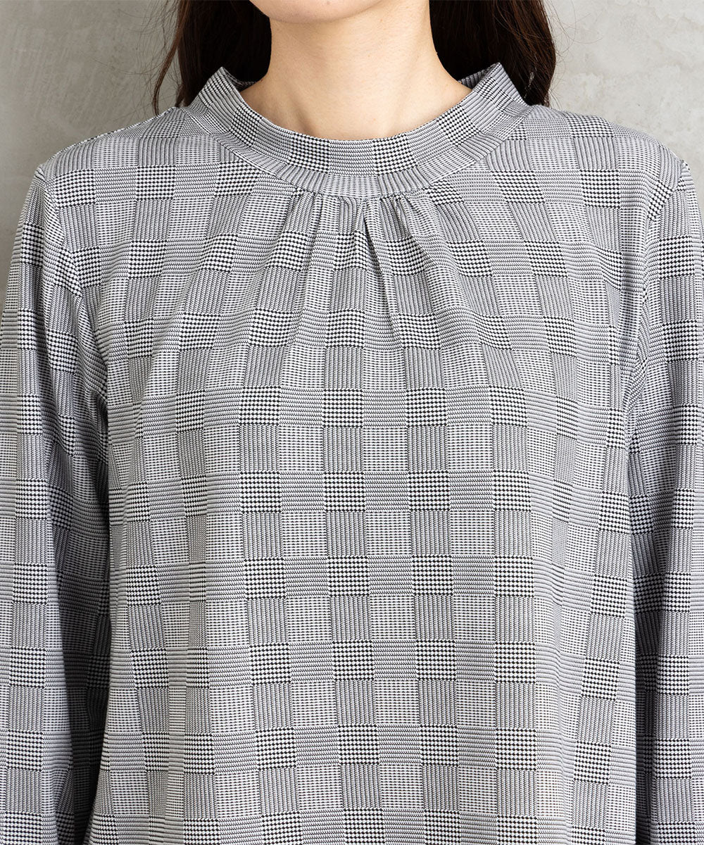 21号(6L～) 【吸湿・発熱】裏起毛モックネックインナーカットソー