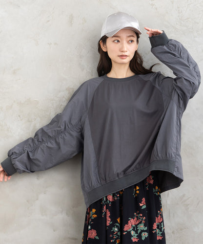 FONTLAB ナイロンタフタコンビプルオーバー