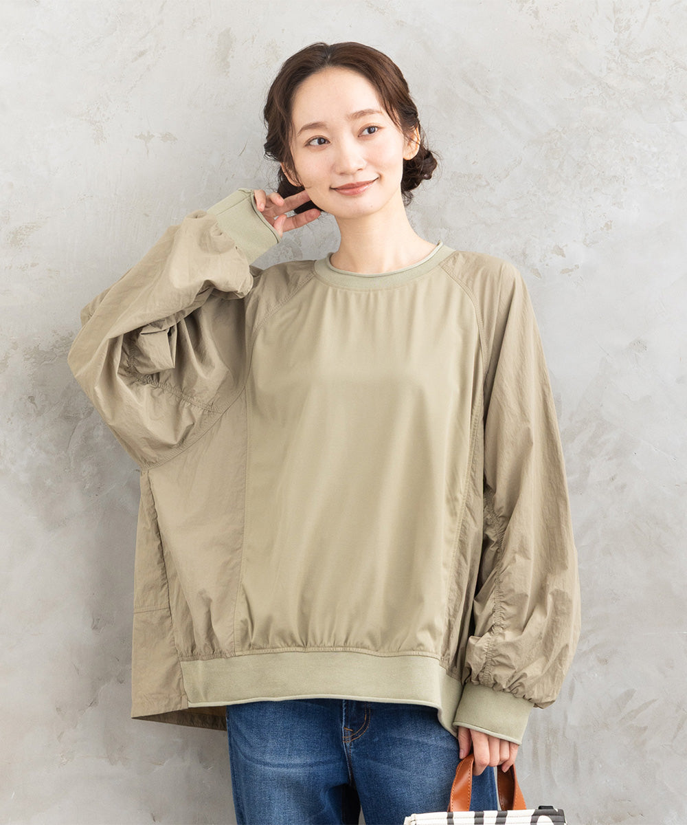 FONTLAB ナイロンタフタコンビプルオーバー