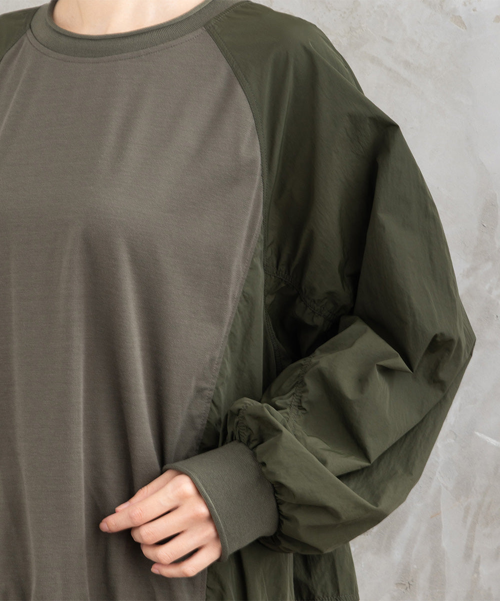 FONTLAB ナイロンタフタコンビプルオーバー