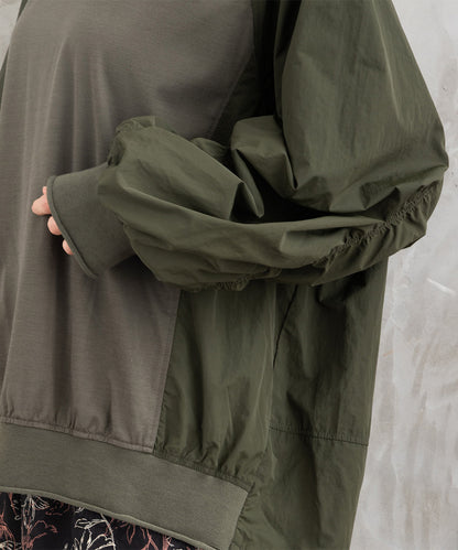 FONTLAB ナイロンタフタコンビプルオーバー