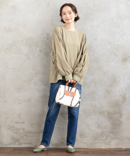 FONTLAB ナイロンタフタコンビプルオーバー