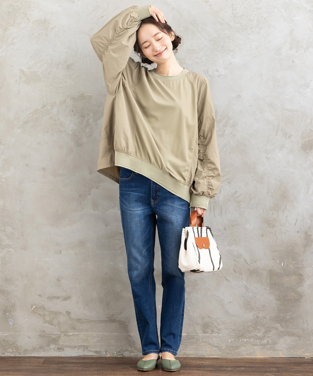 FONTLAB ナイロンタフタコンビプルオーバー