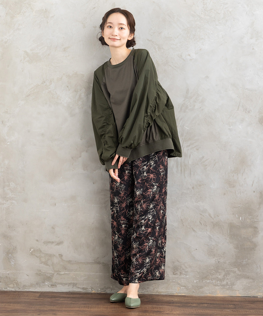 FONTLAB ナイロンタフタコンビプルオーバー