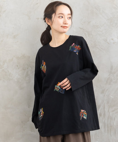 21号(6L～) シカゴワッペンエンブロイダリーロンT