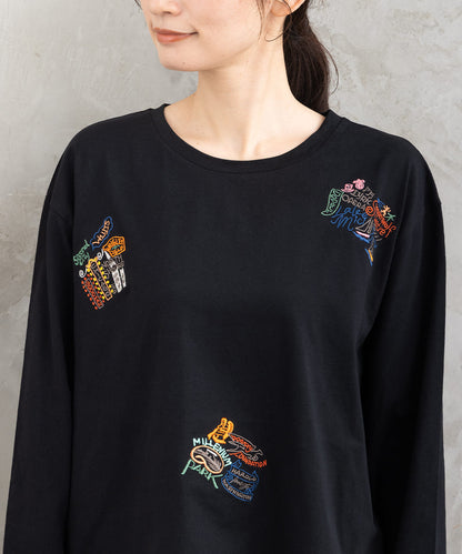 シカゴワッペンエンブロイダリーロンT