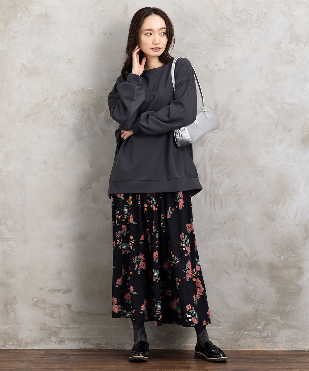 FONTLAB 異素材コンビプルオーバー