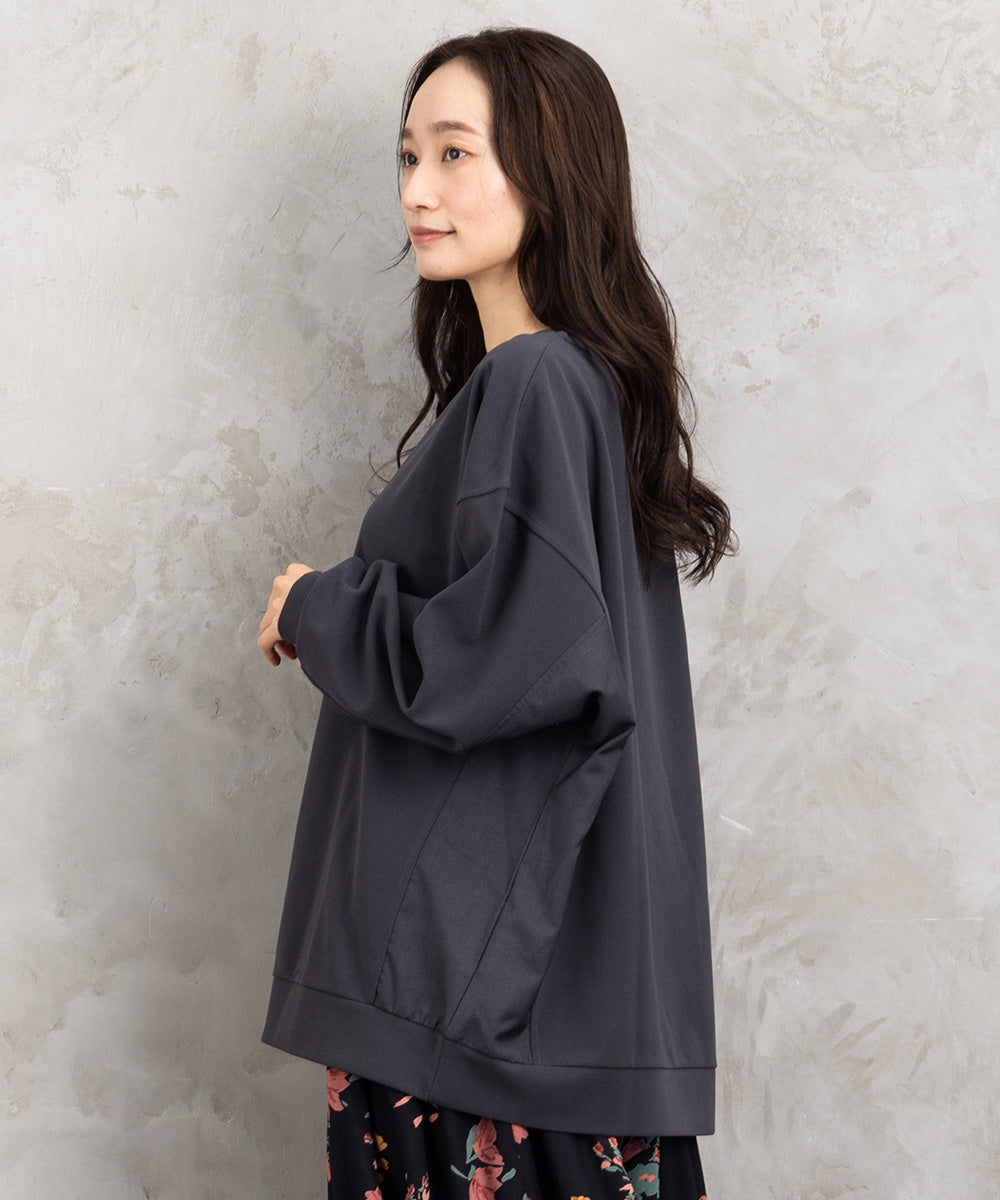 FONTLAB 異素材コンビプルオーバー