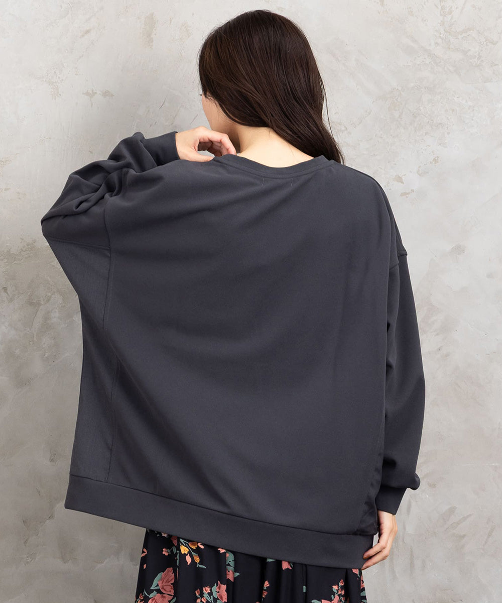 FONTLAB 異素材コンビプルオーバー