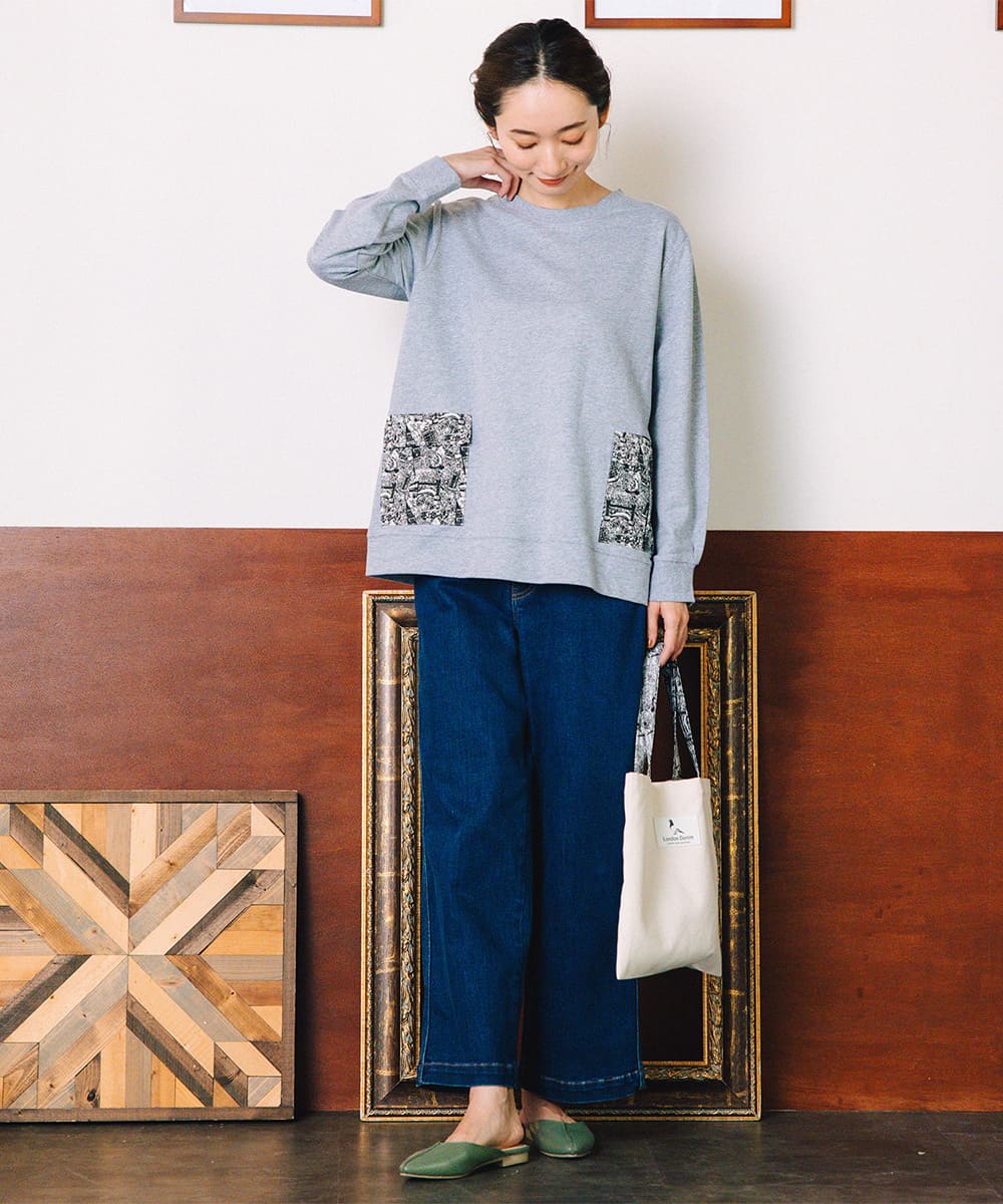 London Denim [30th]ロンドンシティポケットデザインスウェット