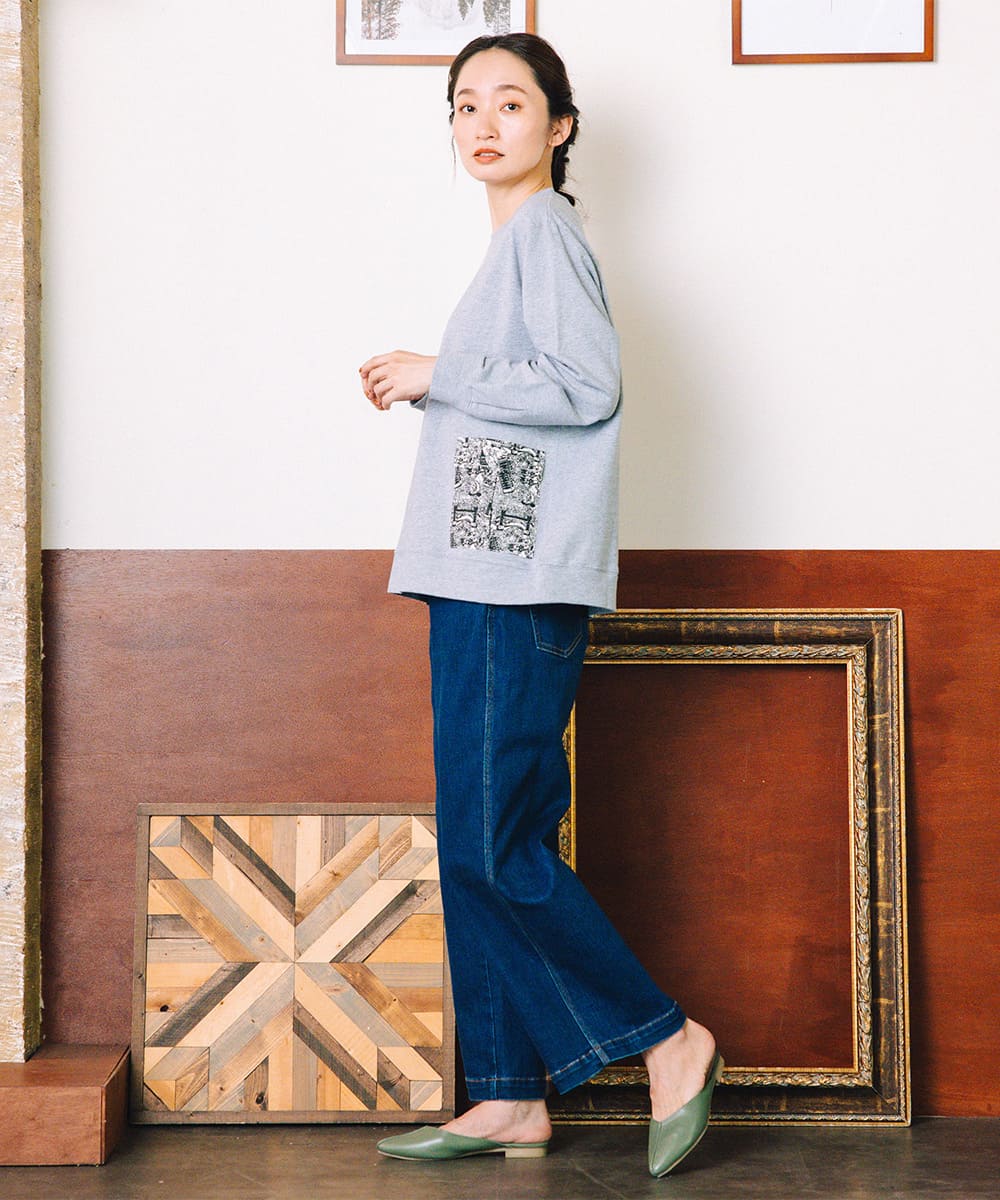 London Denim [30th]ロンドンシティポケットデザインスウェット