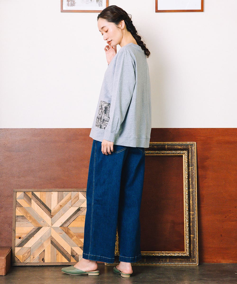 London Denim [30th]ロンドンシティポケットデザインスウェット