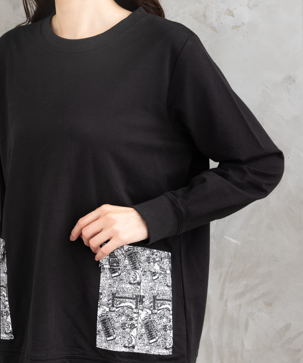 21号(6L～) London Denim [30th]ロンドンシティポケットデザインスウェット