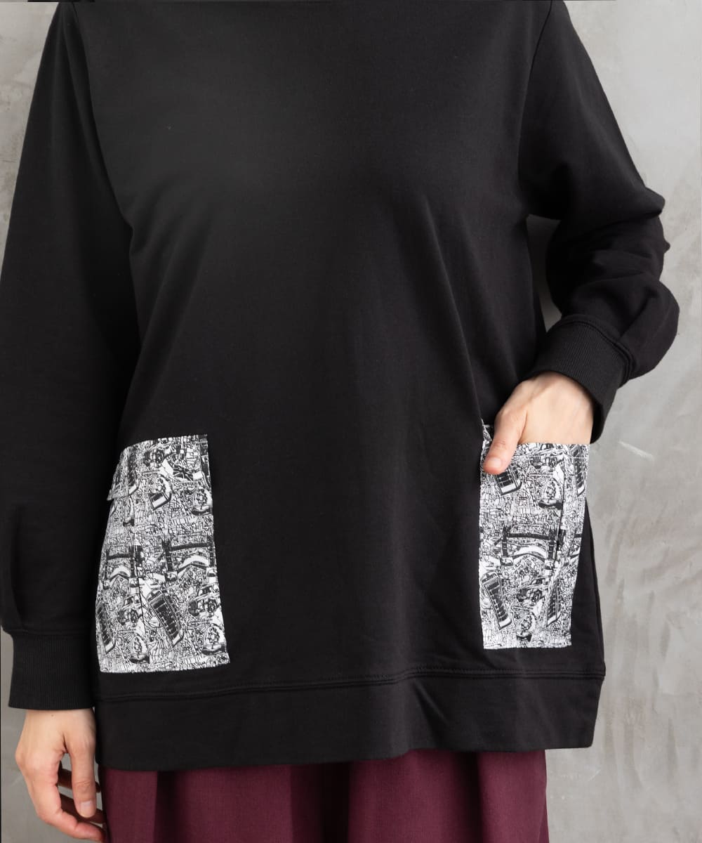 21号(6L～) London Denim [30th]ロンドンシティポケットデザインスウェット