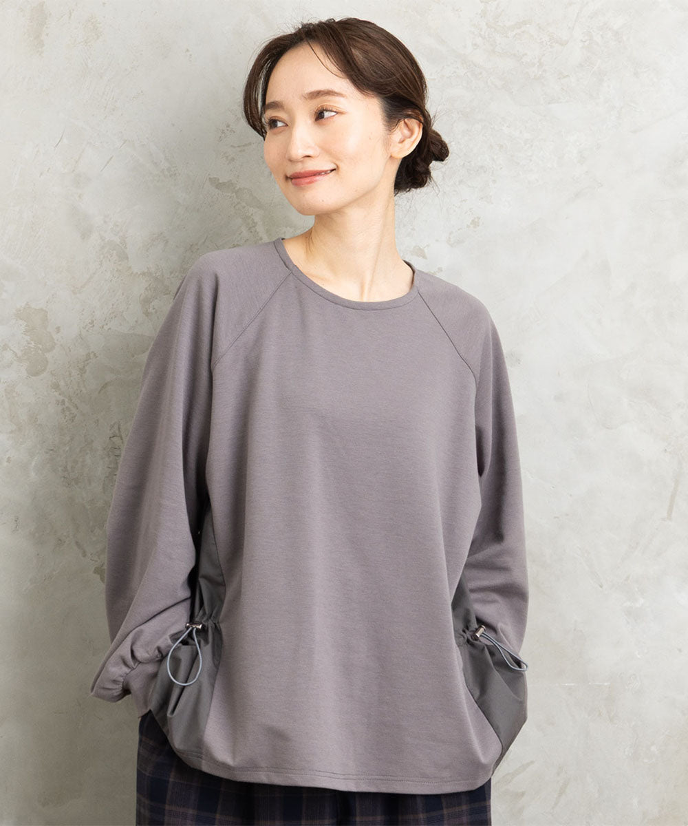 FONTLAB 布帛コンビドロストプルオーバー