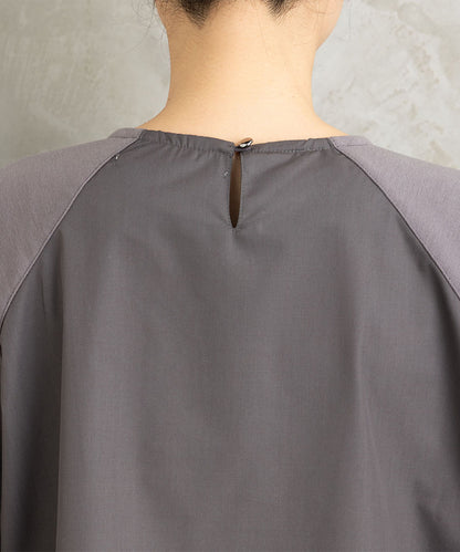 FONTLAB 布帛コンビドロストプルオーバー