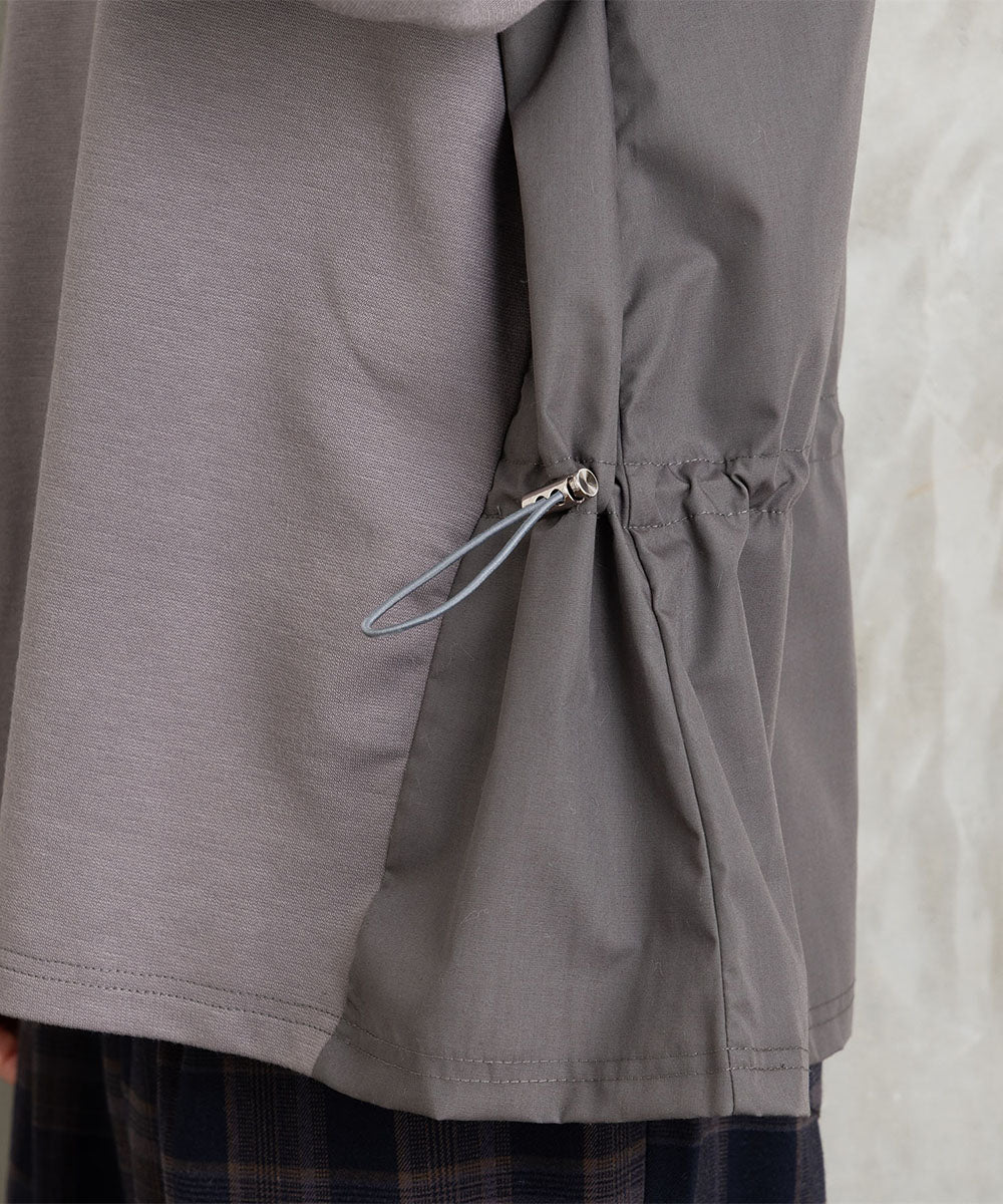 FONTLAB 布帛コンビドロストプルオーバー