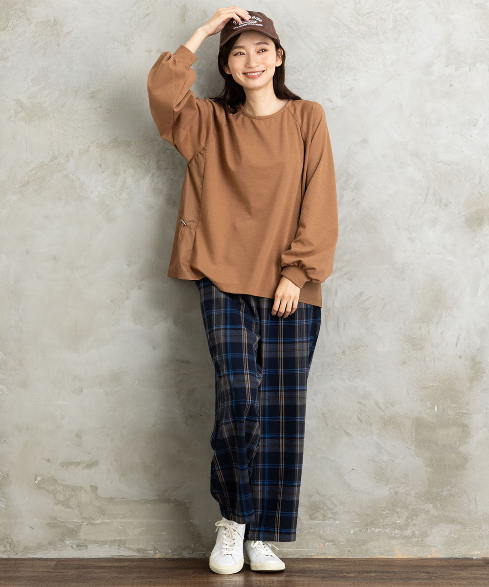 FONTLAB 布帛コンビドロストプルオーバー