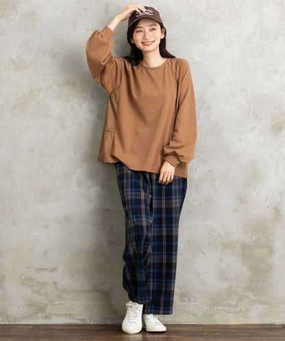 FONTLAB 布帛コンビドロストプルオーバー