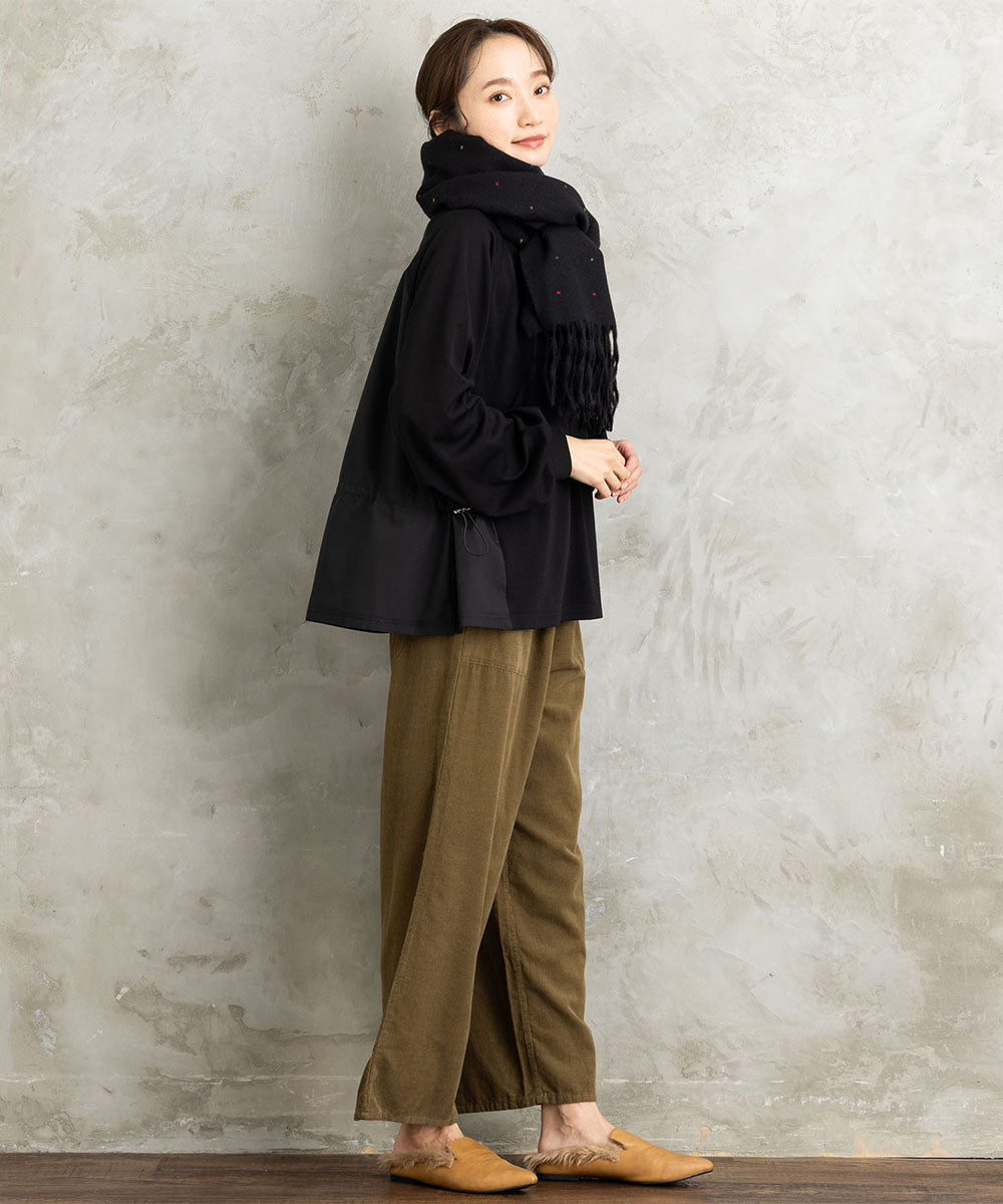 FONTLAB 布帛コンビドロストプルオーバー