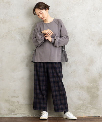 FONTLAB 布帛コンビドロストプルオーバー