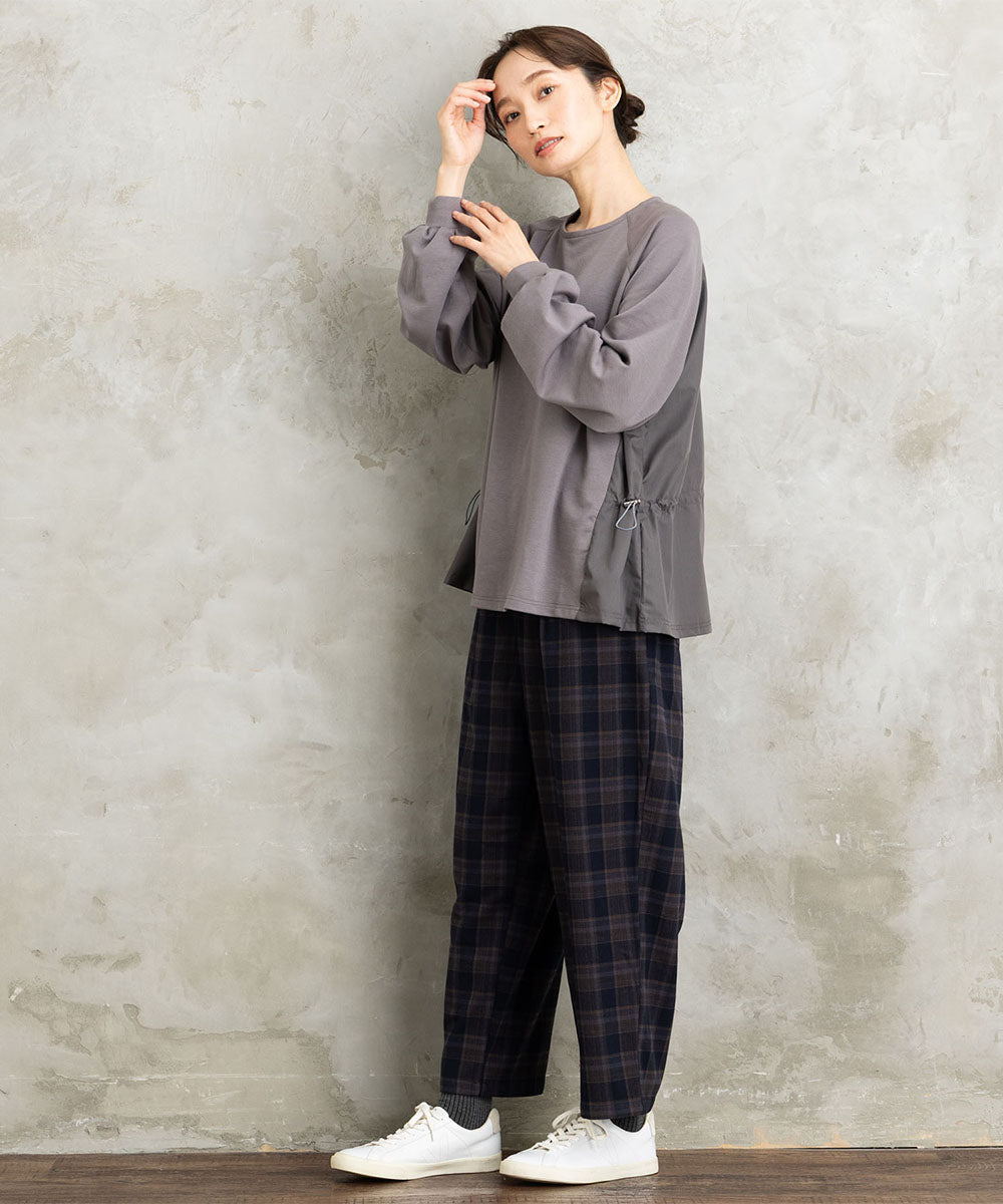 FONTLAB 布帛コンビドロストプルオーバー