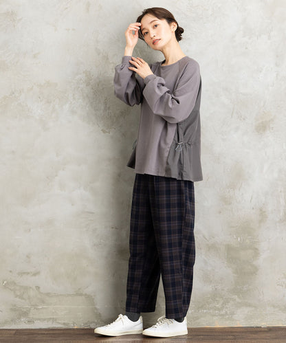 FONTLAB 布帛コンビドロストプルオーバー