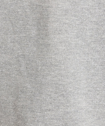 FONTLAB ラメ裏毛ハーフジップスウェット