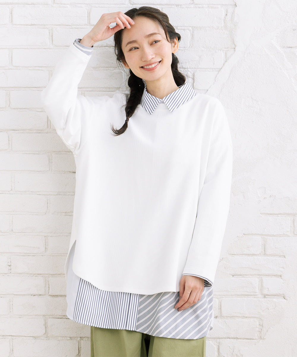 【UV・吸汗速乾】ラウンドクルーネックプルオーバー