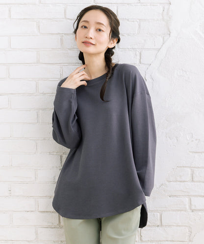 【UV・吸汗速乾】ラウンドクルーネックプルオーバー