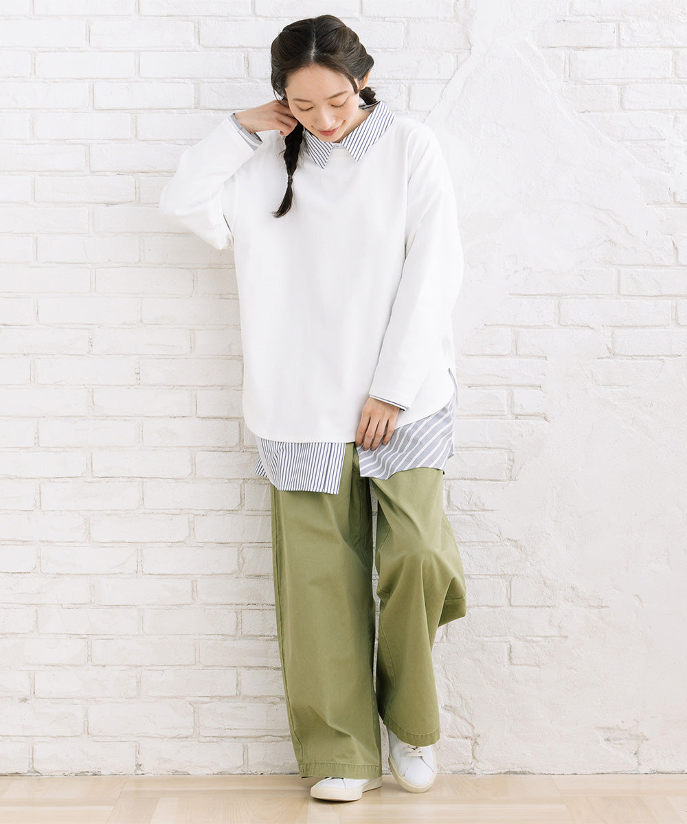 【UV・吸汗速乾】ラウンドクルーネックプルオーバー