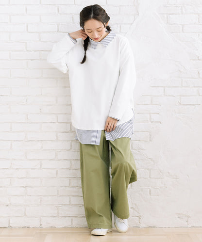 【UV・吸汗速乾】ラウンドクルーネックプルオーバー