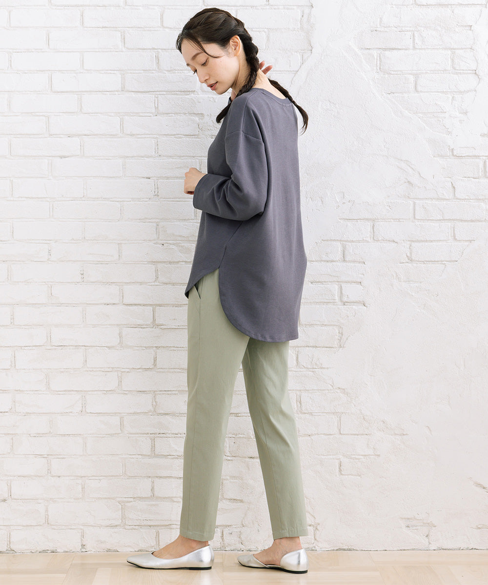 【UV・吸汗速乾】ラウンドクルーネックプルオーバー