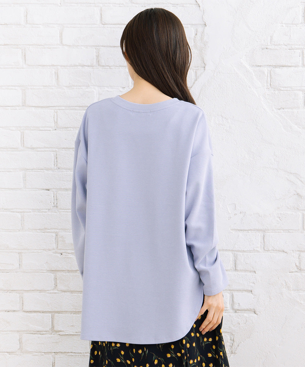 【UV・吸汗速乾】ラウンドクルーネックプルオーバー