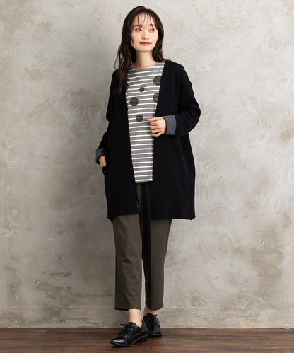 (ロジーク) [30th][MADE IN JAPAN]ドットプリントボーダーカットソー