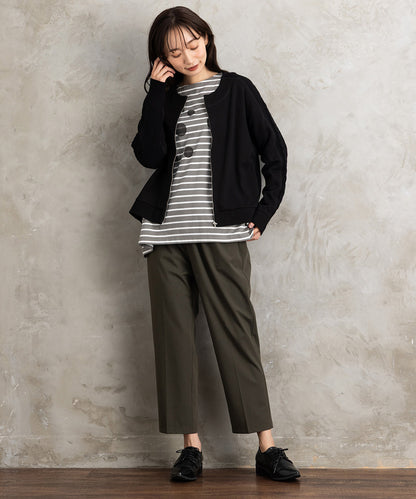 (ロジーク) [30th][MADE IN JAPAN]ドットプリントボーダーカットソー