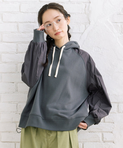 FONTLAB ナイロンタフタコンビパーカー