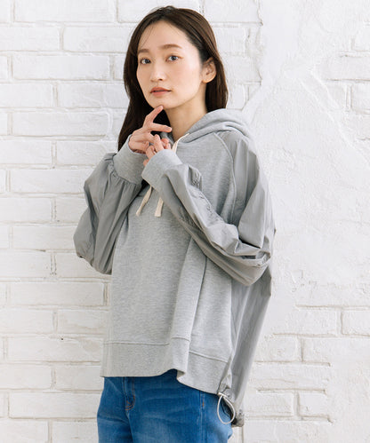 FONTLAB ナイロンタフタコンビパーカー