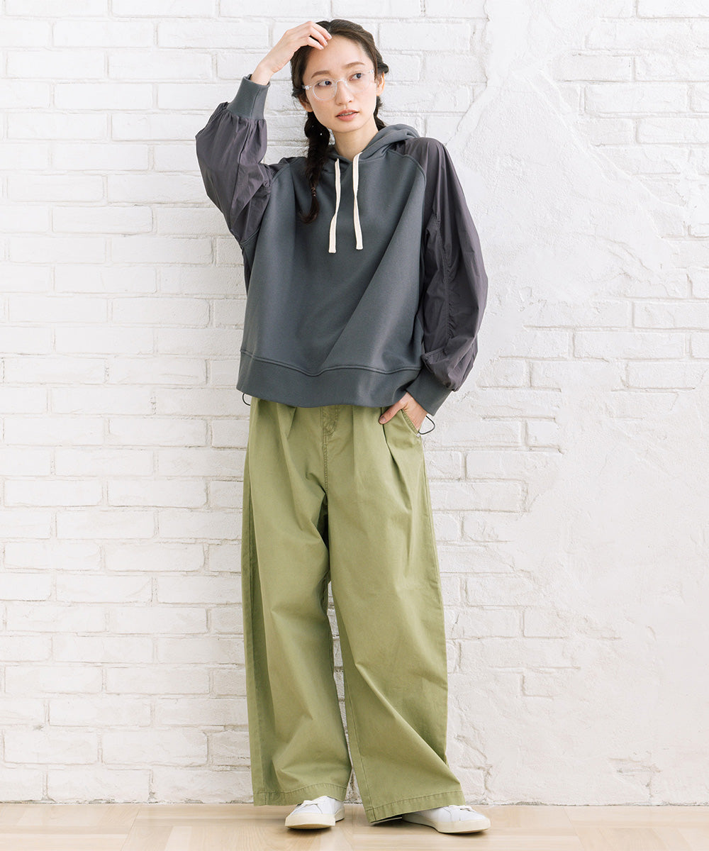 FONTLAB ナイロンタフタコンビパーカー