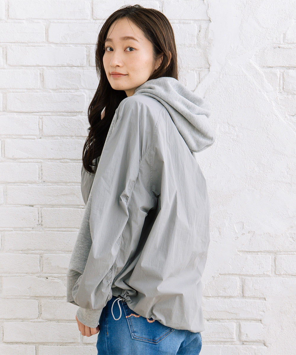 FONTLAB ナイロンタフタコンビパーカー