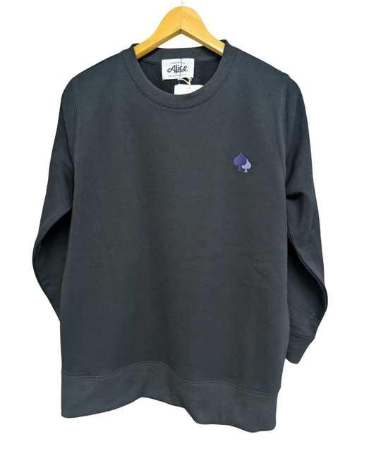 21号(6L～) MACMILLAN メッセージプリント+刺繍スウェット